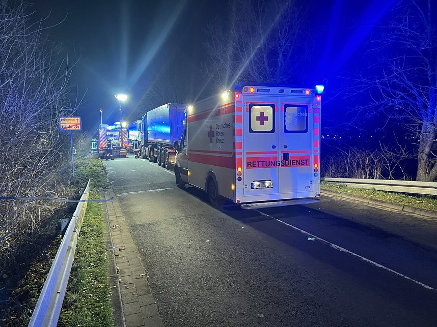 Unfall bei Bleicherode