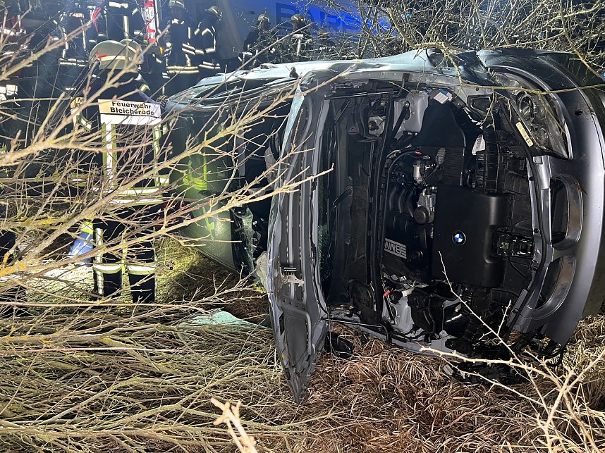 Unfall bei Bleicherode