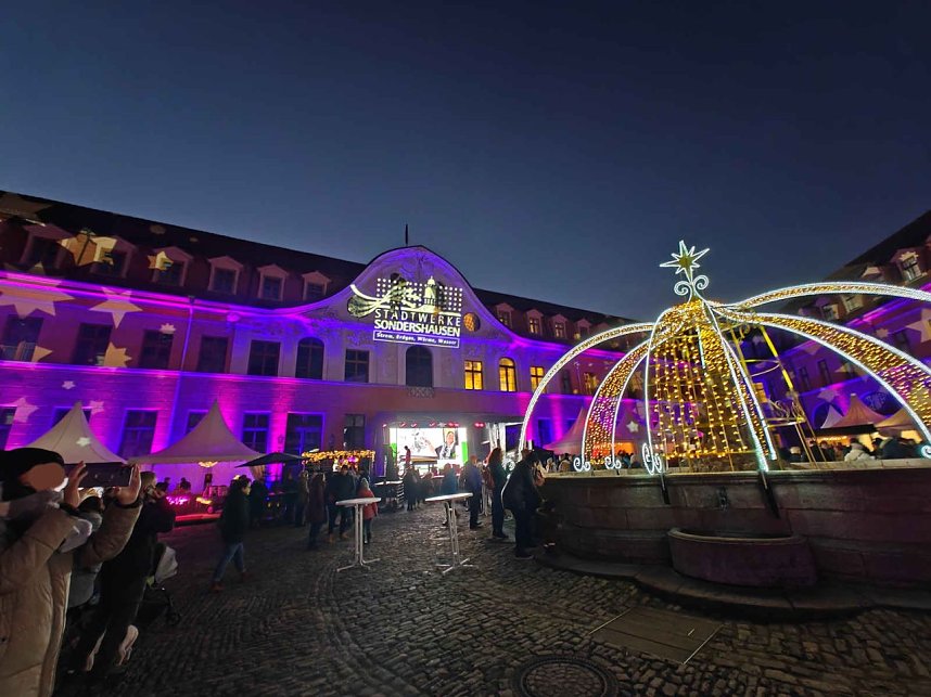 Peter unterwegs auf der Schlossweihnacht in Sondershausen