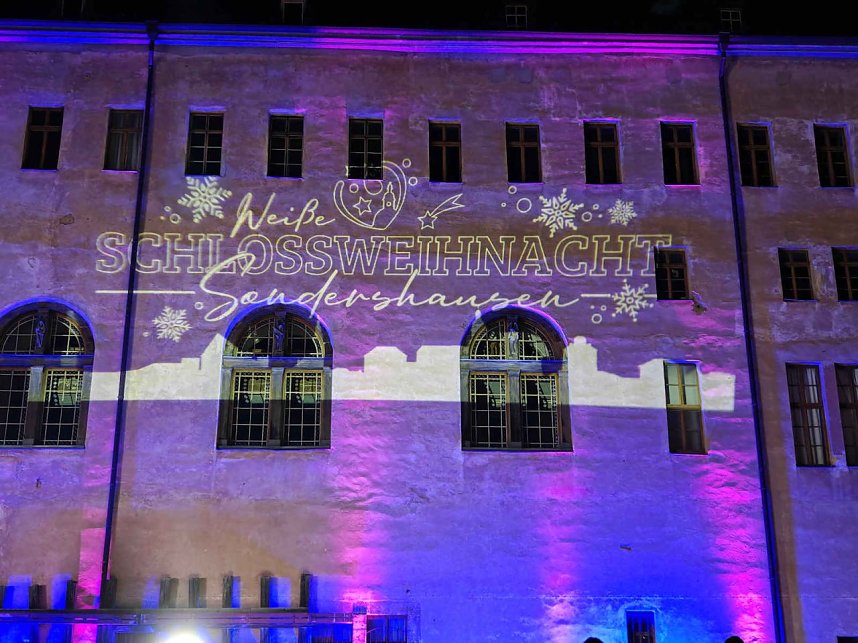 Peter unterwegs auf der Schlossweihnacht in Sondershausen