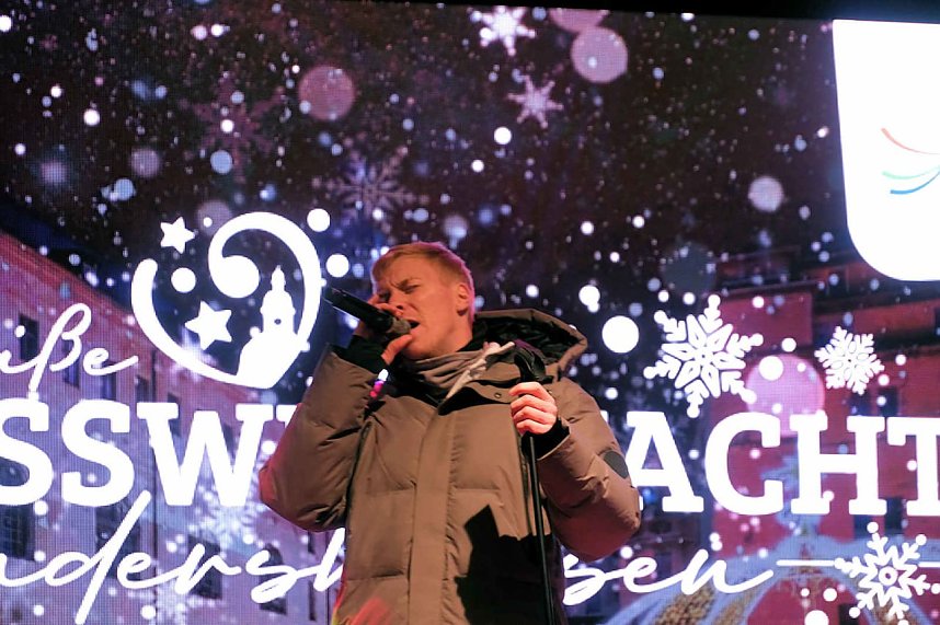 Peter unterwegs auf der Schlossweihnacht in Sondershausen