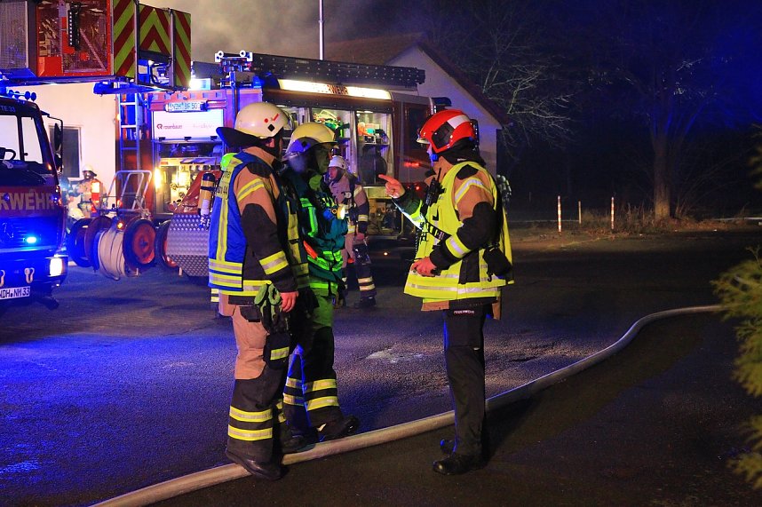 Unterkunft brannte aus