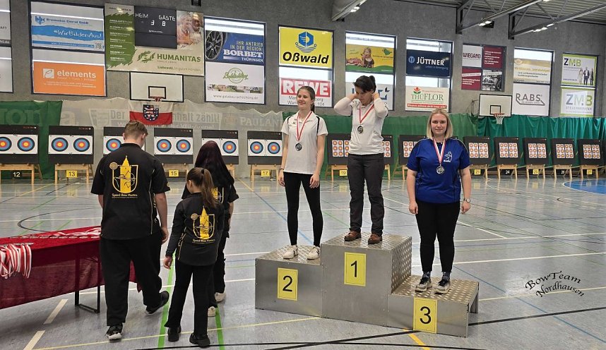 Das Bowteam aus Nordhausen bei der Landesmeisterschaft des Bogensportverbands Th&uuml;ringen