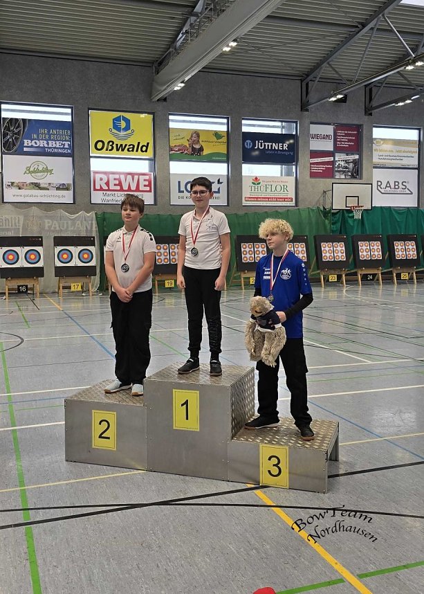 Das Bowteam aus Nordhausen bei der Landesmeisterschaft des Bogensportverbands Th&uuml;ringen