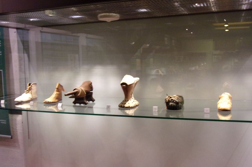 Gut gelaufen - im Tabakspeicher wurde gestern die neue Sonderausstellung zum Thema Schuhe er&ouml;ffnet