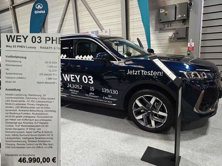 Peter Blei unterwegs auf der Automesse Erfurt