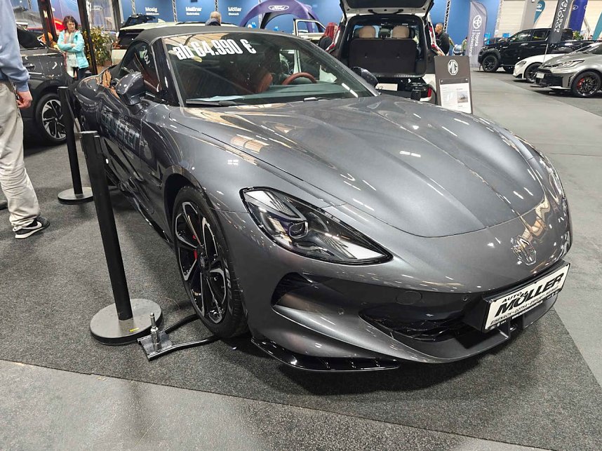 Peter Blei unterwegs auf der Automesse Erfurt