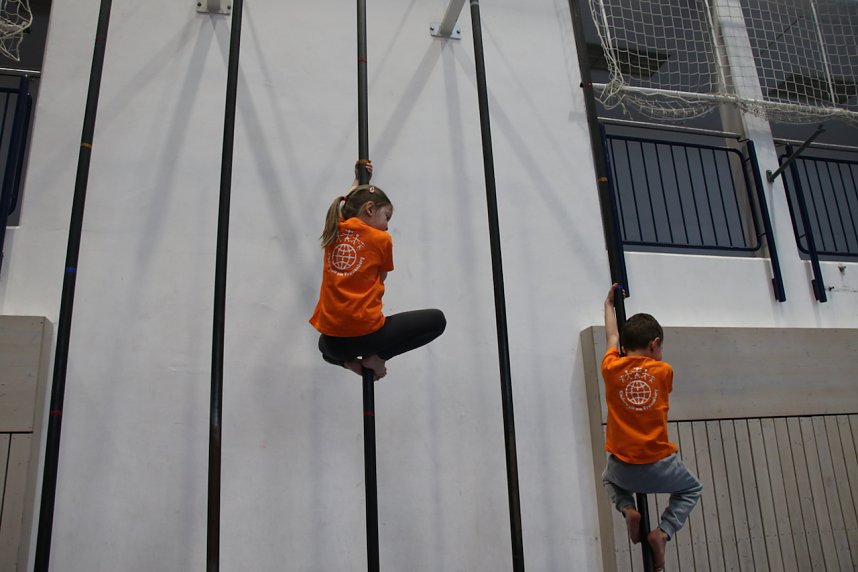 Kindergartensporttag in der Wiedigsburghalle