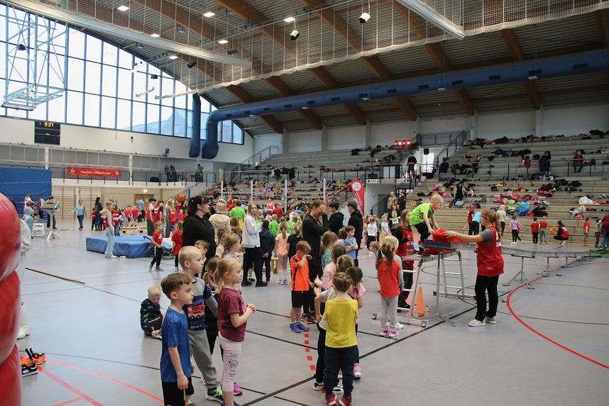 Kindergartensporttag in der Wiedigsburghalle