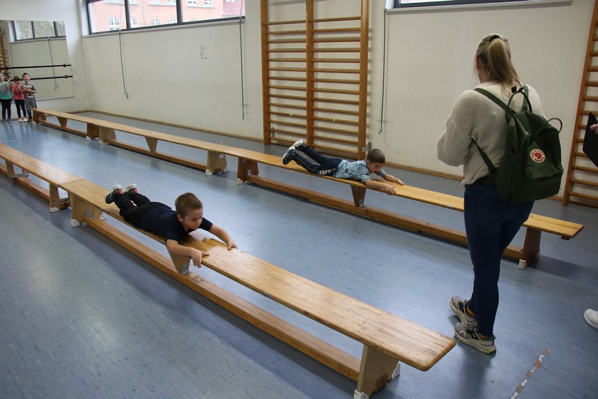 Kindergartensporttag in der Wiedigsburghalle