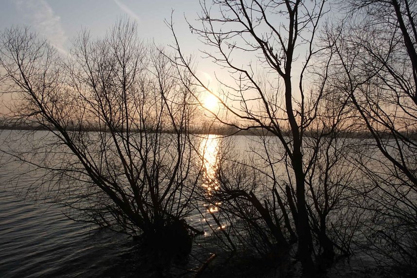 Peter unterwegs am Kiesschacht