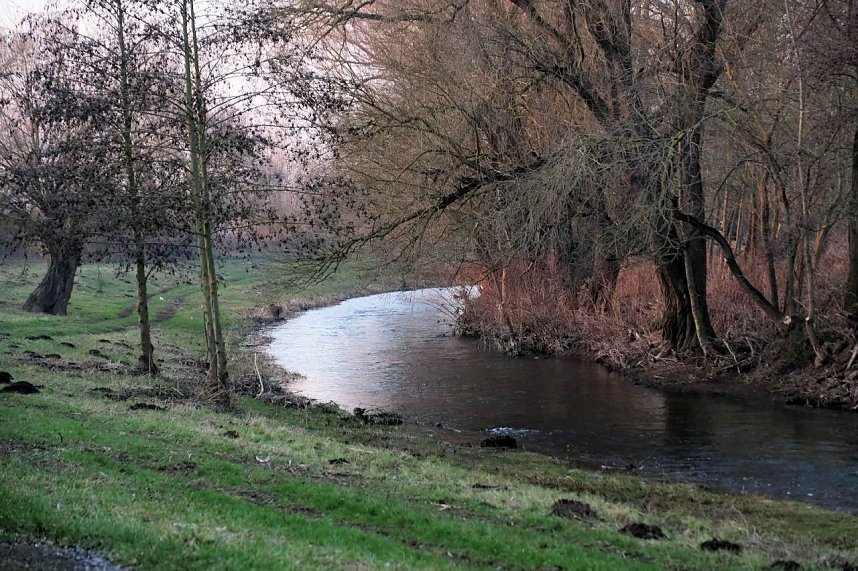 Peter unterwegs am Kiesschacht