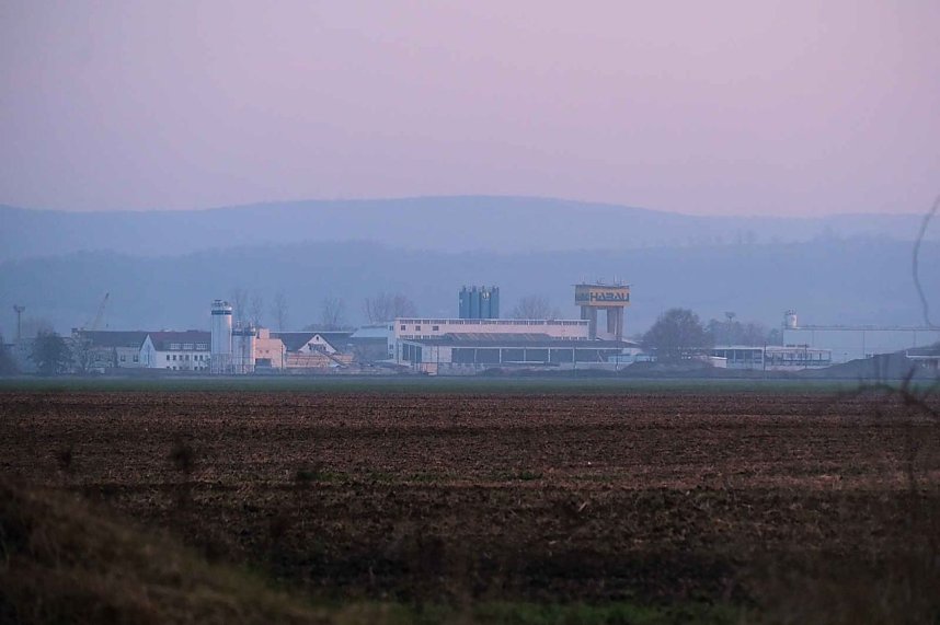 Peter unterwegs am Kiesschacht