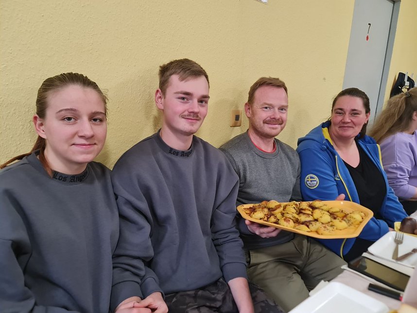 Kartoffelscheibenessen in G&ouml;rsbach