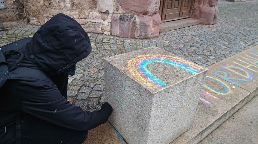 Demokratiefest des B&uuml;ndnisses "Nordhausen Zusammen" auf dem Rathausplatz