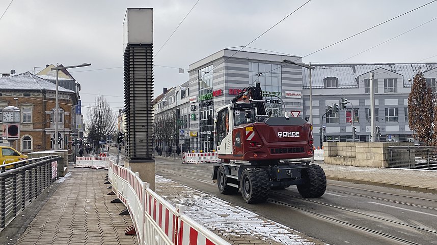 Sanierung Bahnhofsbr&uuml;cke Nordhausen