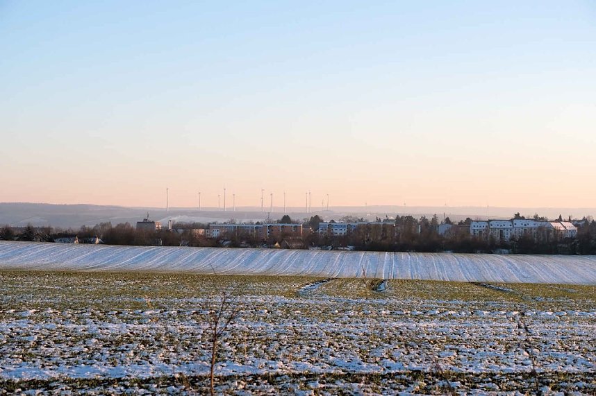 Unterwegs in der kalten Windl&uuml;cke