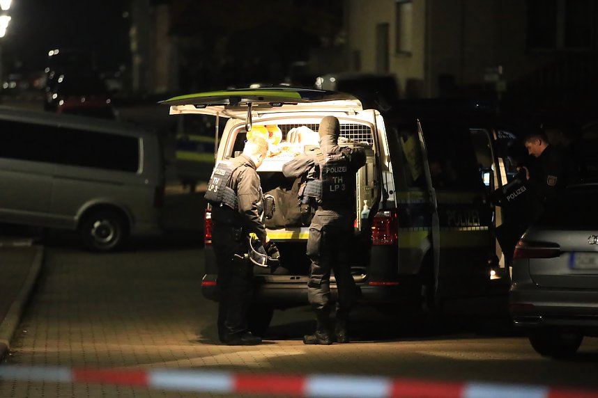 Gro&szlig;einsatz der Polizei in G&ouml;rsbach