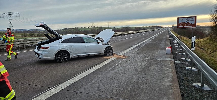 Autobahnunfall heute Vormittag