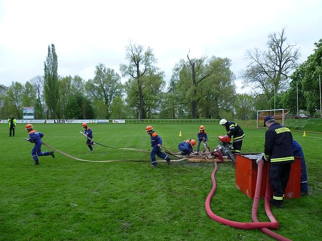 Wasser marsch in Bielen