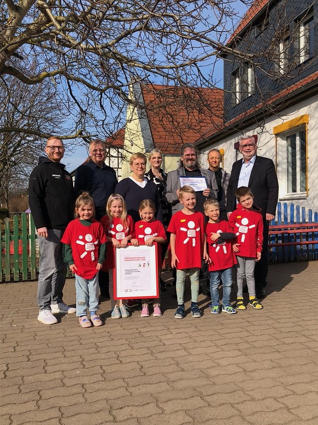 KITA Kolbenach-Stiftung aus Heringen wird bewegungsfreundlicher Kindergarten