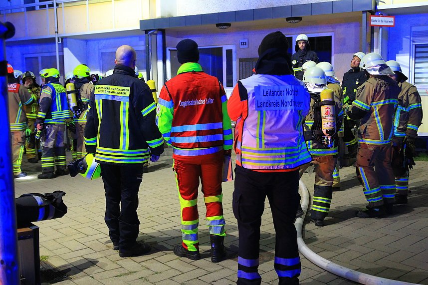 Gro&szlig;einsatz gestern Abend in Nordhausen