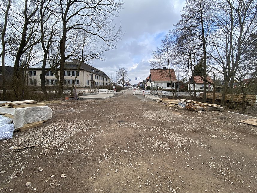 Neubau der Br&uuml;cke in Krimderode