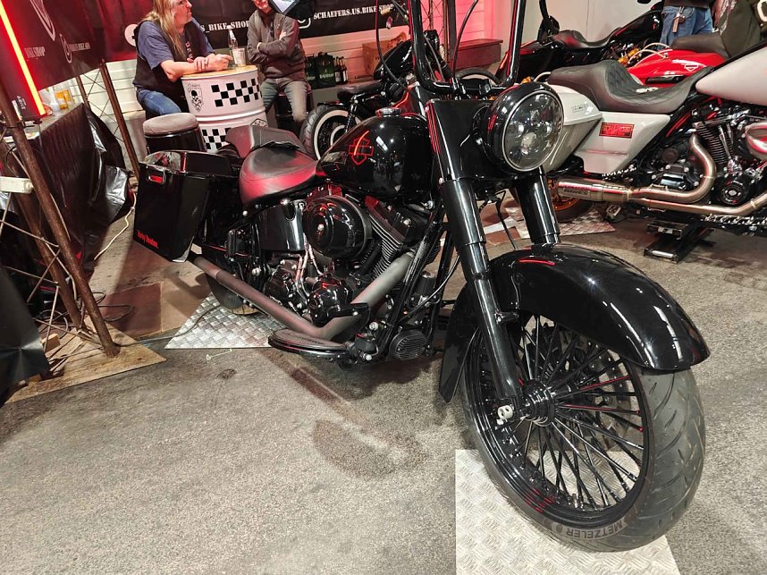 Peter Blei auf der Motorradmesse Erfurt