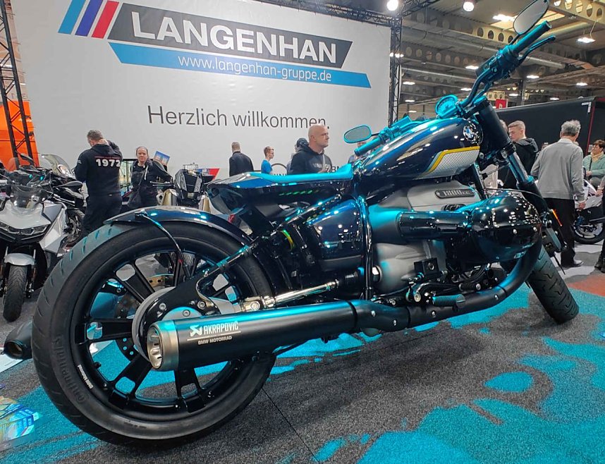 Peter Blei auf der Motorradmesse Erfurt