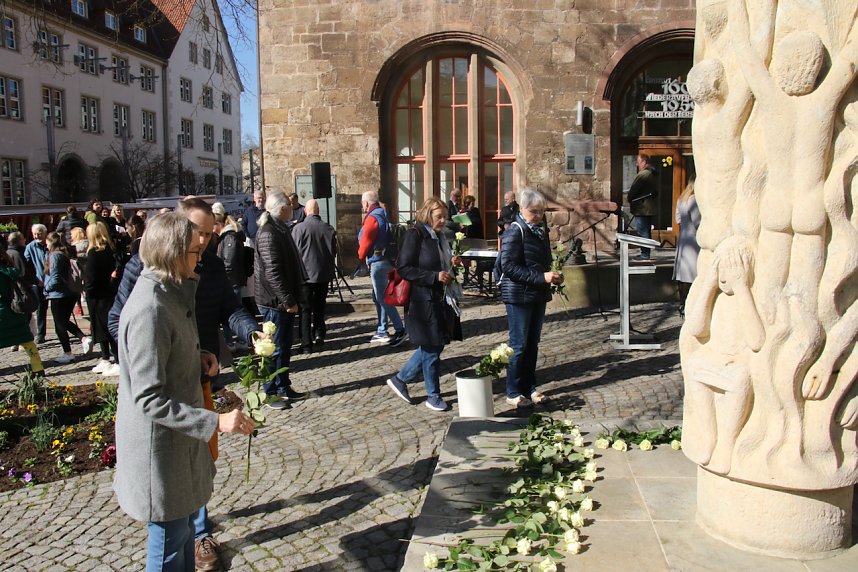 Gedenken zum 80. Jahrestag der Bombardierung Nordhausens