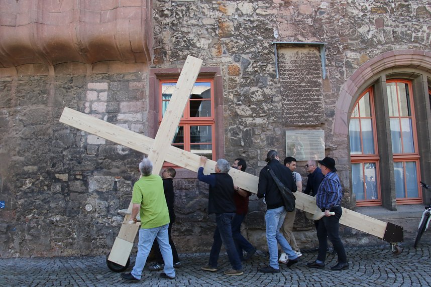 &Ouml;kumenischer Kreuzgang durch Nordhausen