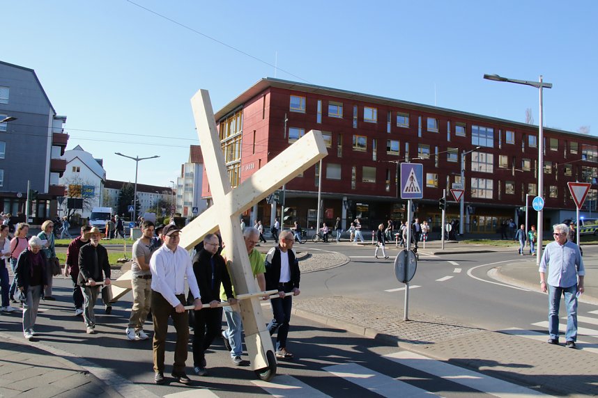 &Ouml;kumenischer Kreuzgang durch Nordhausen