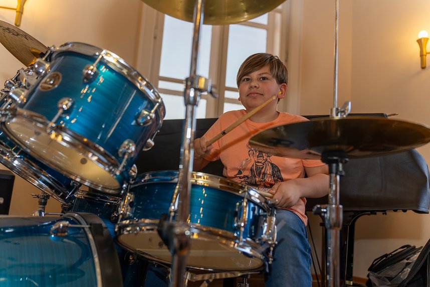 Schlagzeugkonzert in der Kreismusikschule