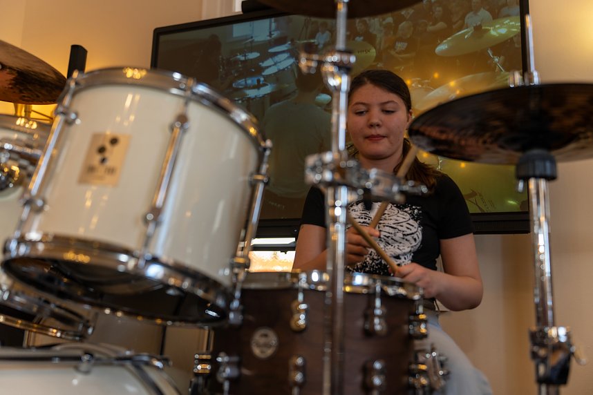 Schlagzeugkonzert in der Kreismusikschule