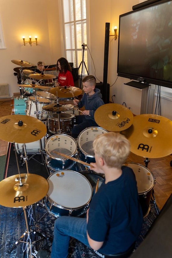 Schlagzeugkonzert in der Kreismusikschule