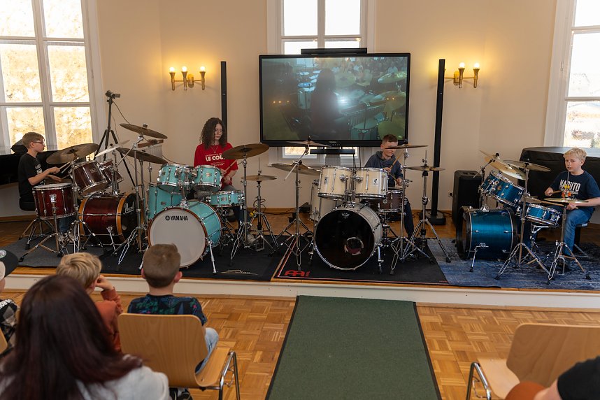 Schlagzeugkonzert in der Kreismusikschule