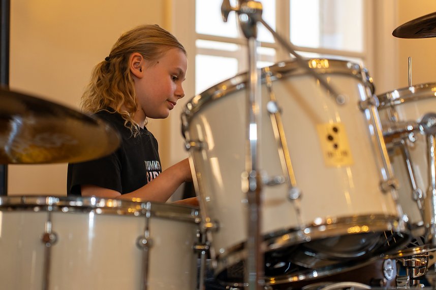 Schlagzeugkonzert in der Kreismusikschule