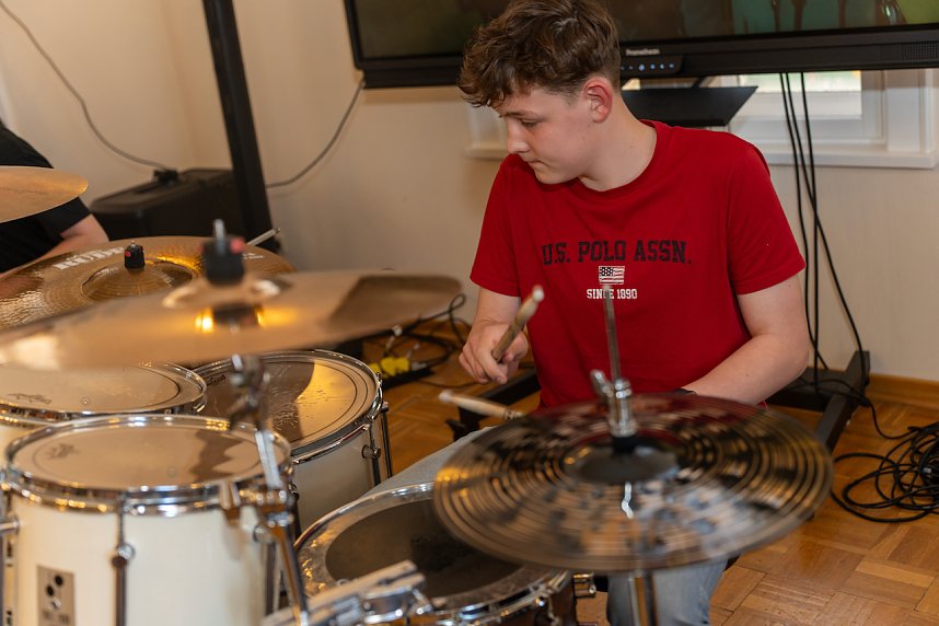 Schlagzeugkonzert in der Kreismusikschule