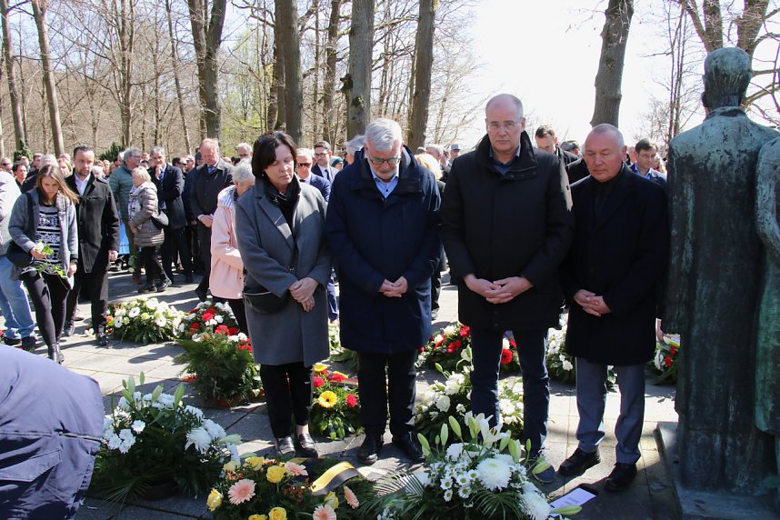 Gedenken zum 80. Jahrestag der Befreiung des KZ Mittelbau-Dora