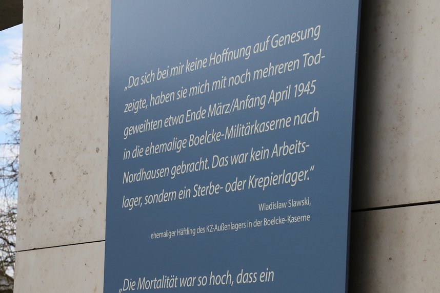 Er&ouml;ffnung des neu gestalteten Nordh&auml;user Ehrenfriedhofs 