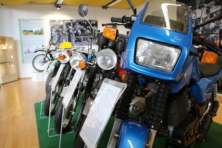 Sonderausstellung zur MZ aus Zschopau am IFA Museum Nordhausen