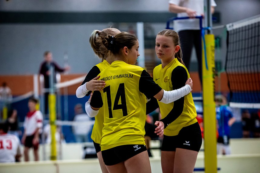 Erfolg im Volleyball-Krimi - die Humboldt-Sportlerinnen brachten es zu Bronze