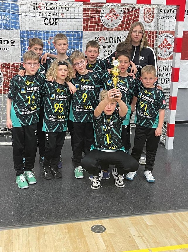 Erfolgreiche Nordh&auml;user Handballkids in Kolding
