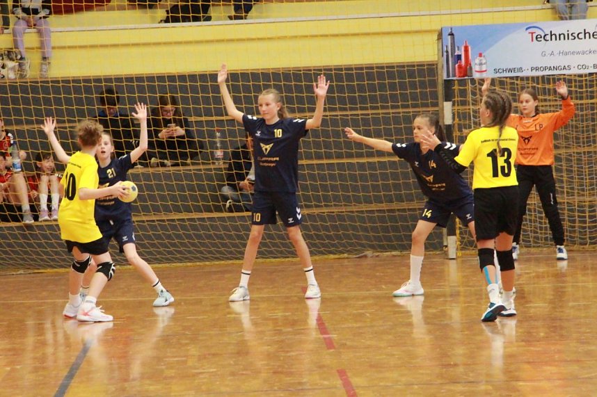 E-M&auml;dchen vom Nordh&auml;user SV bei der Th&uuml;ringer Bestenermittlung