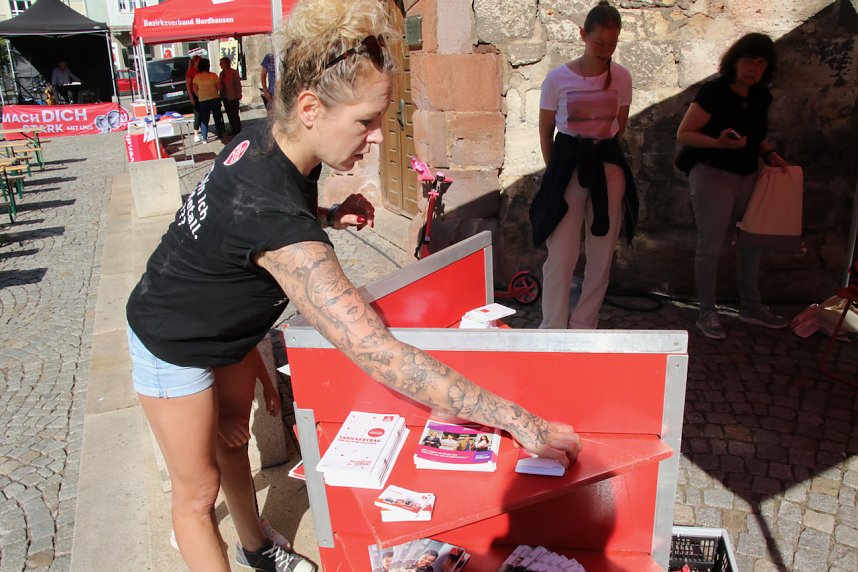 1. Mai auf dem Nordh&auml;user Rathausplatz