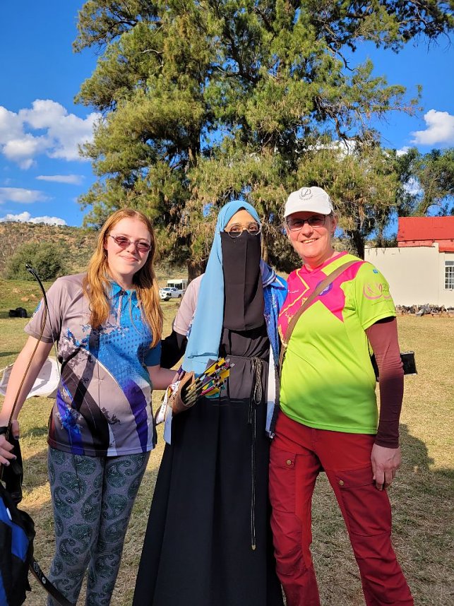 Susanne Walther beim Wettkampf in S&uuml;dafrika