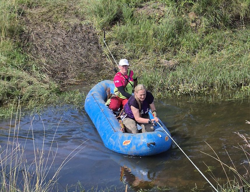 Susanne Walther beim Wettkampf in S&uuml;dafrika