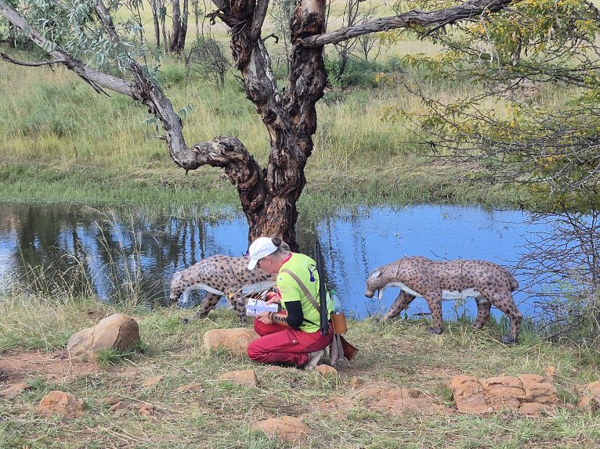 Susanne Walther beim Wettkampf in S&uuml;dafrika