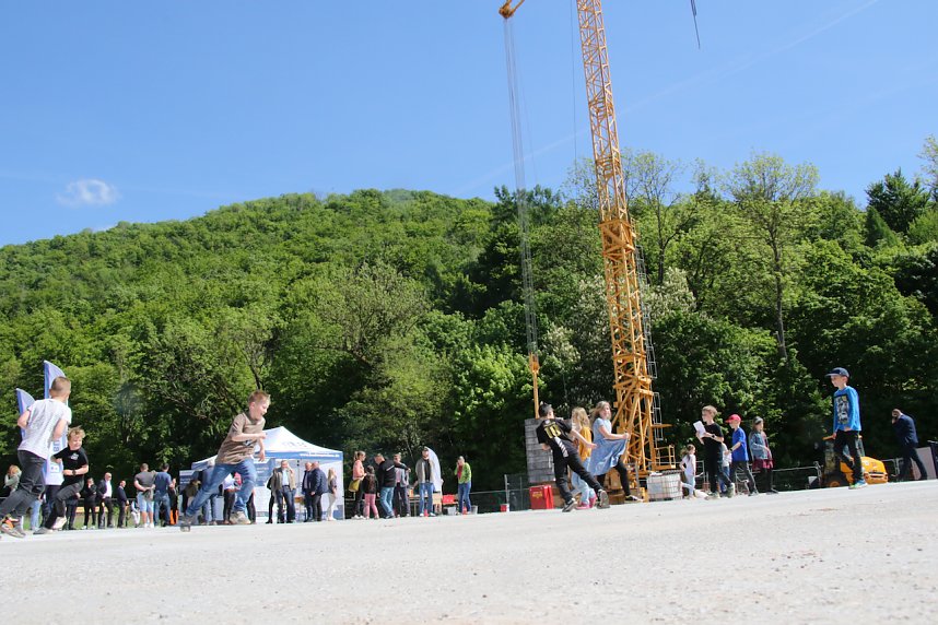 Grundsteinlegung f&uuml;r die neue Ilfelder Grundschule 