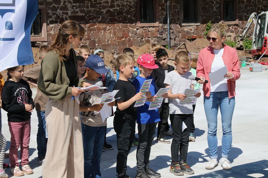 Grundsteinlegung f&uuml;r die neue Ilfelder Grundschule 